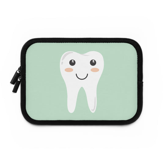 Cute Cartoon Tooth | Fun Laptop Sleeve for Creative Minds & Positive Smiles