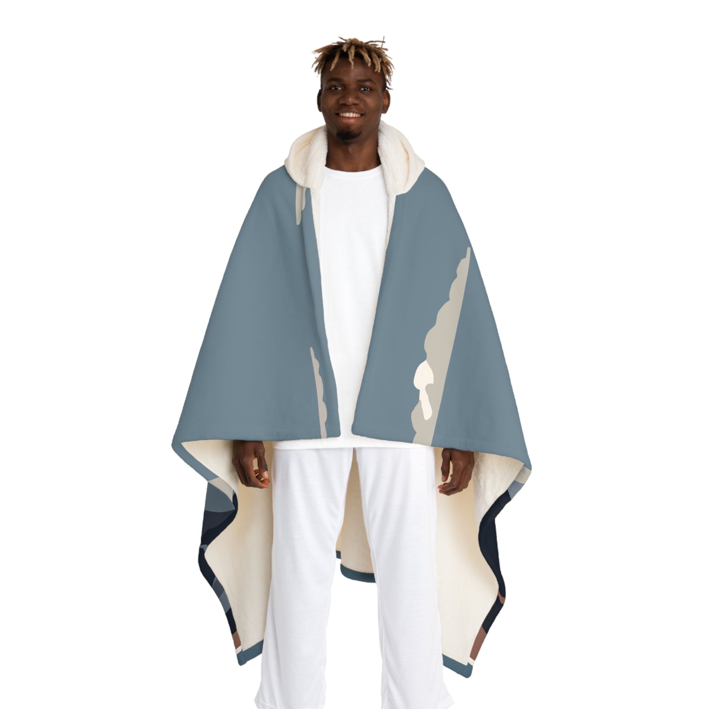 “Embrace the Mountains” Hooded Blanket | Nature’s Warmth Wrapped Around You