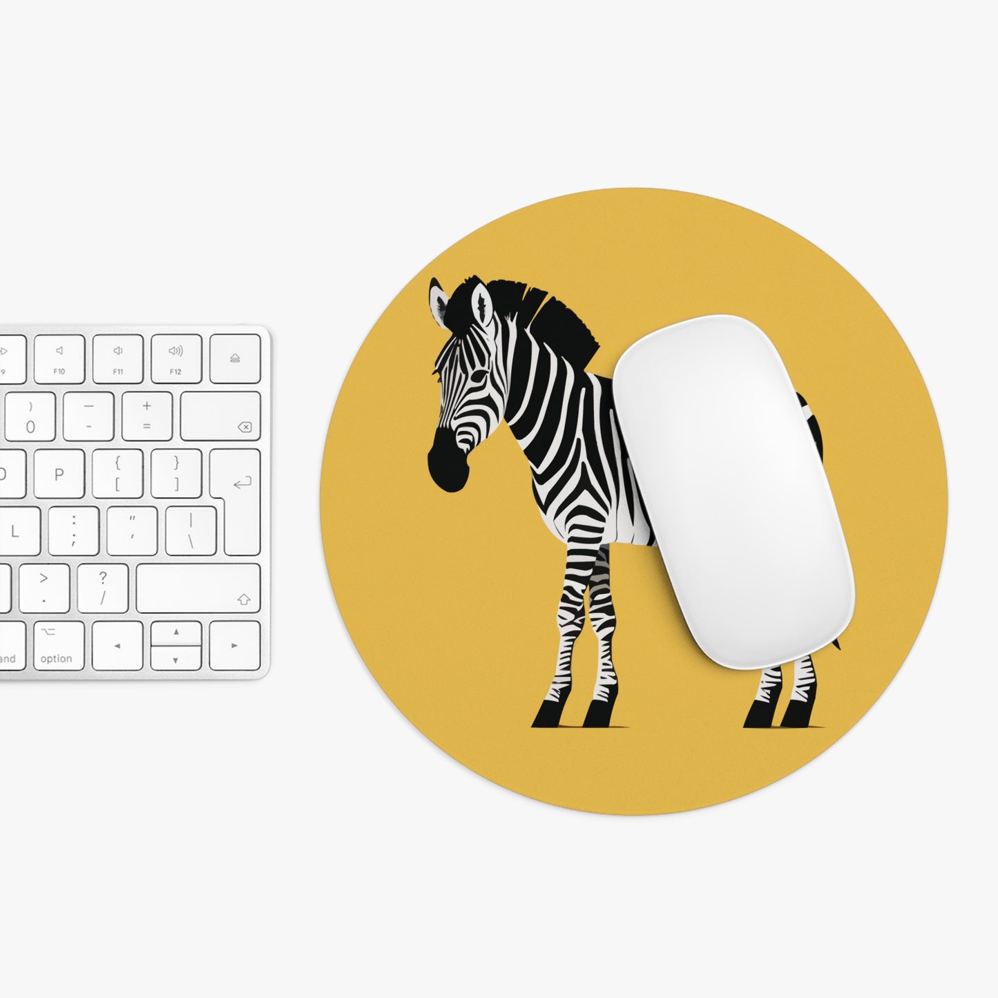 Zebra Dash Mouse Pad | Vibrant Zebra Desk Accessory