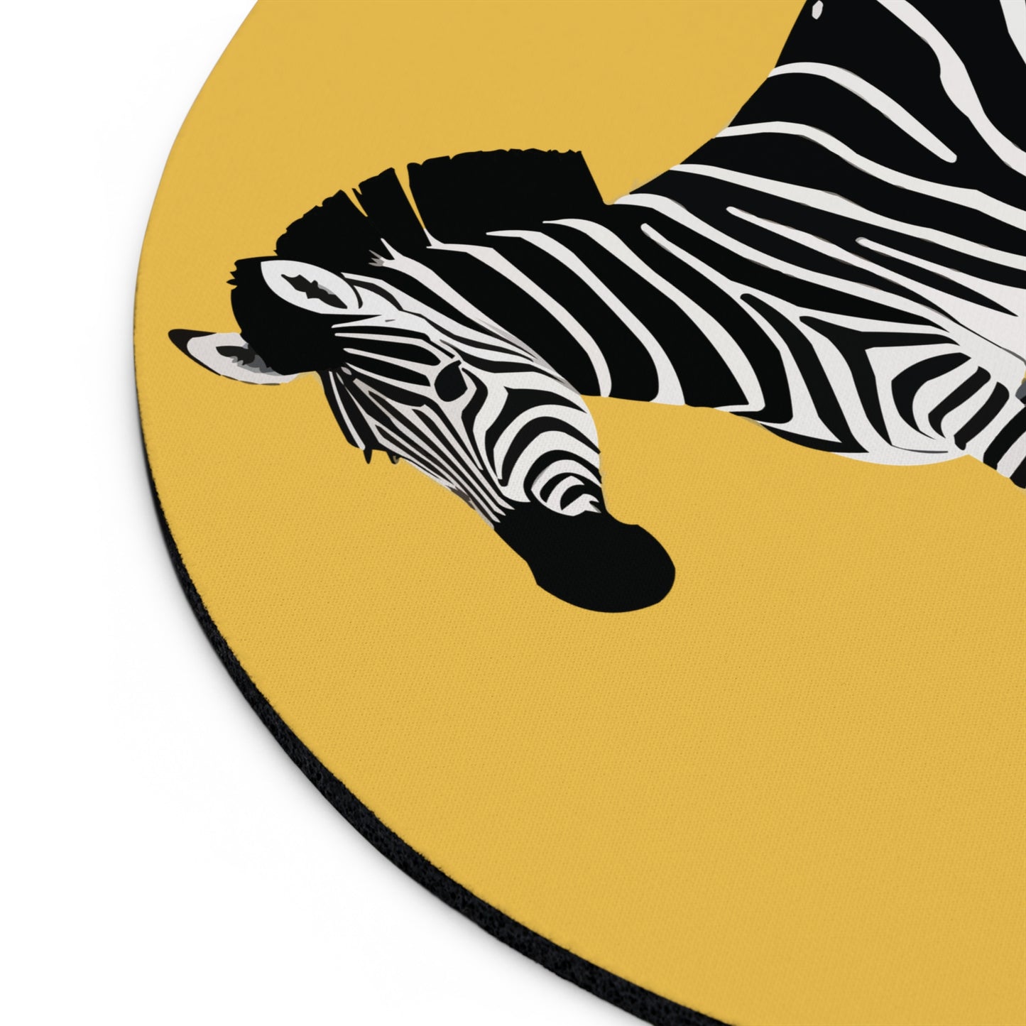 Zebra Dash Mouse Pad | Vibrant Zebra Desk Accessory