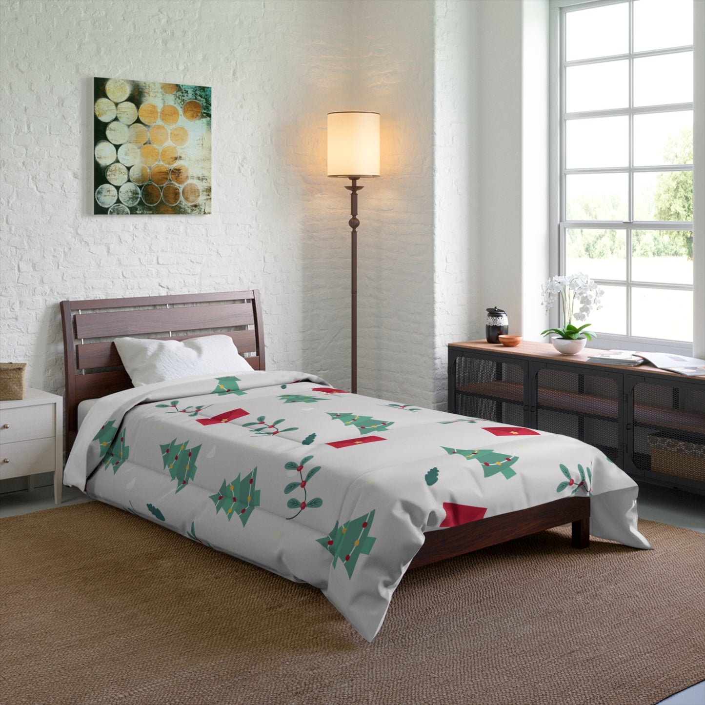 Warm Christmas Magic | Festive Christmas Pattern Comforter
