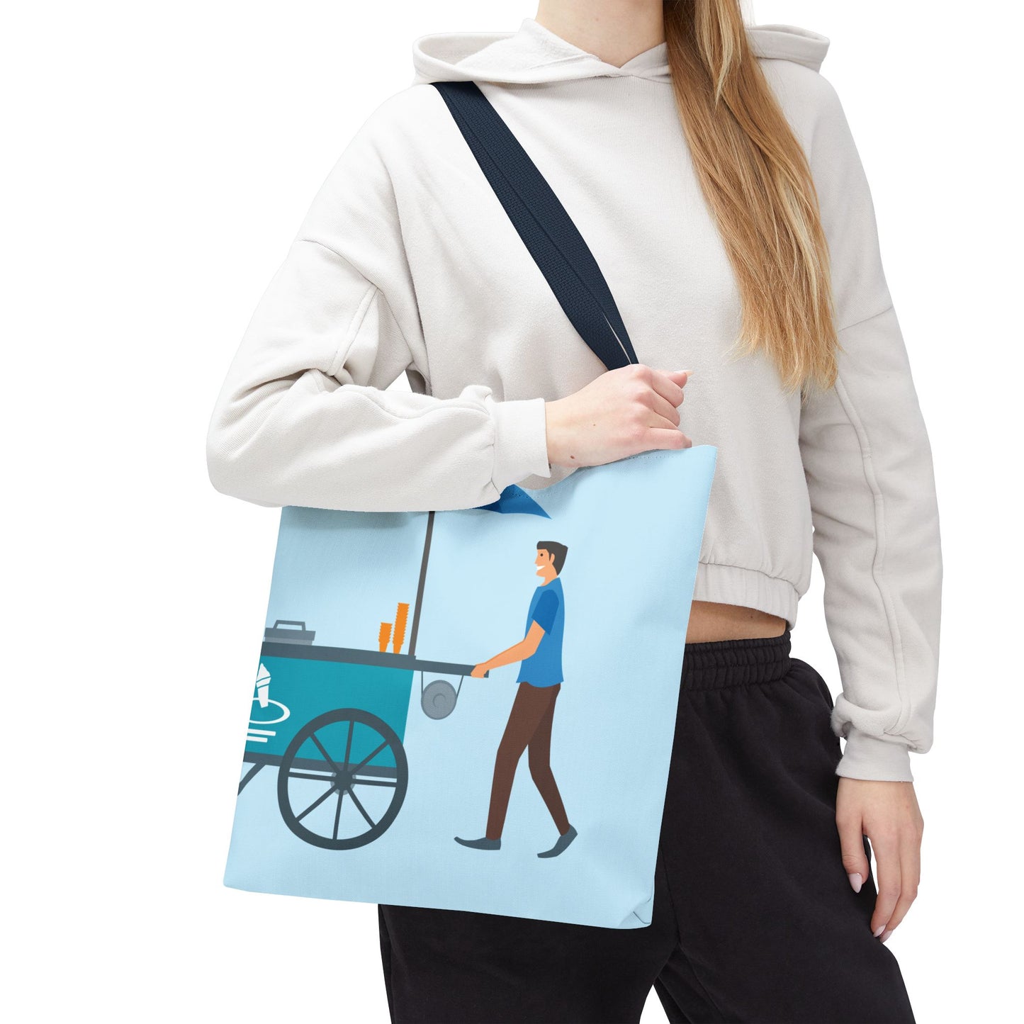 Sweet Ice Cream Ride | Fun Ice Cream Truck Tote Bag Full of Summer Vibes