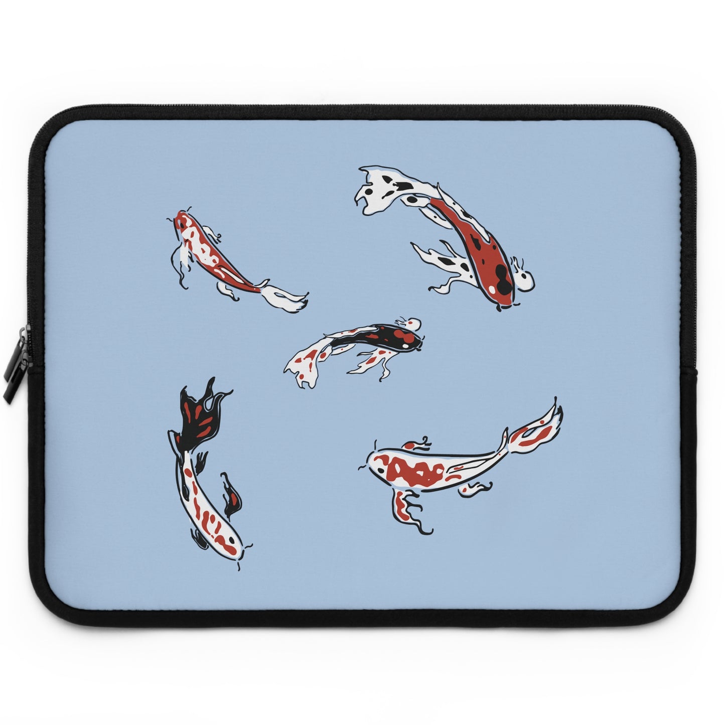 Koi Flow | Artistic Koi Fish Laptop Sleeve