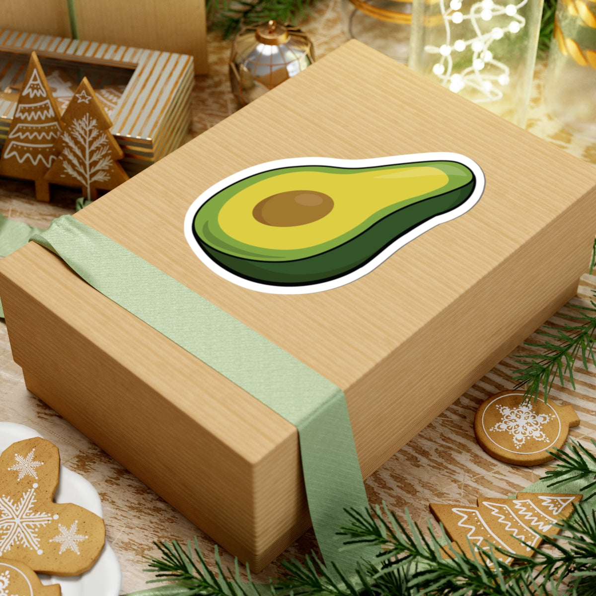 Half Avocado | Fun Kiss-Cut Sticker