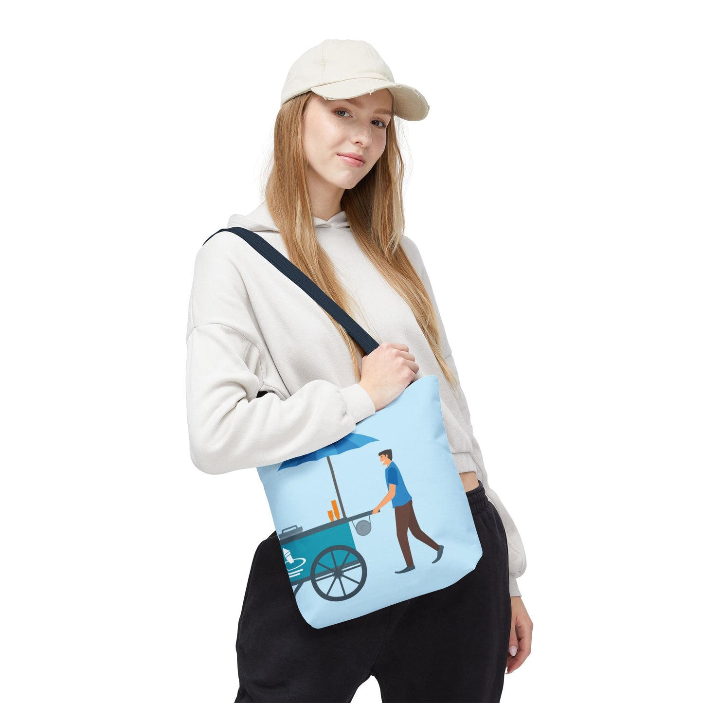 Sweet Ice Cream Ride | Fun Ice Cream Truck Tote Bag Full of Summer Vibes