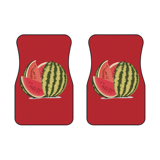 Juicy Drive | Summer Watermelon Car Mats (2 Front)