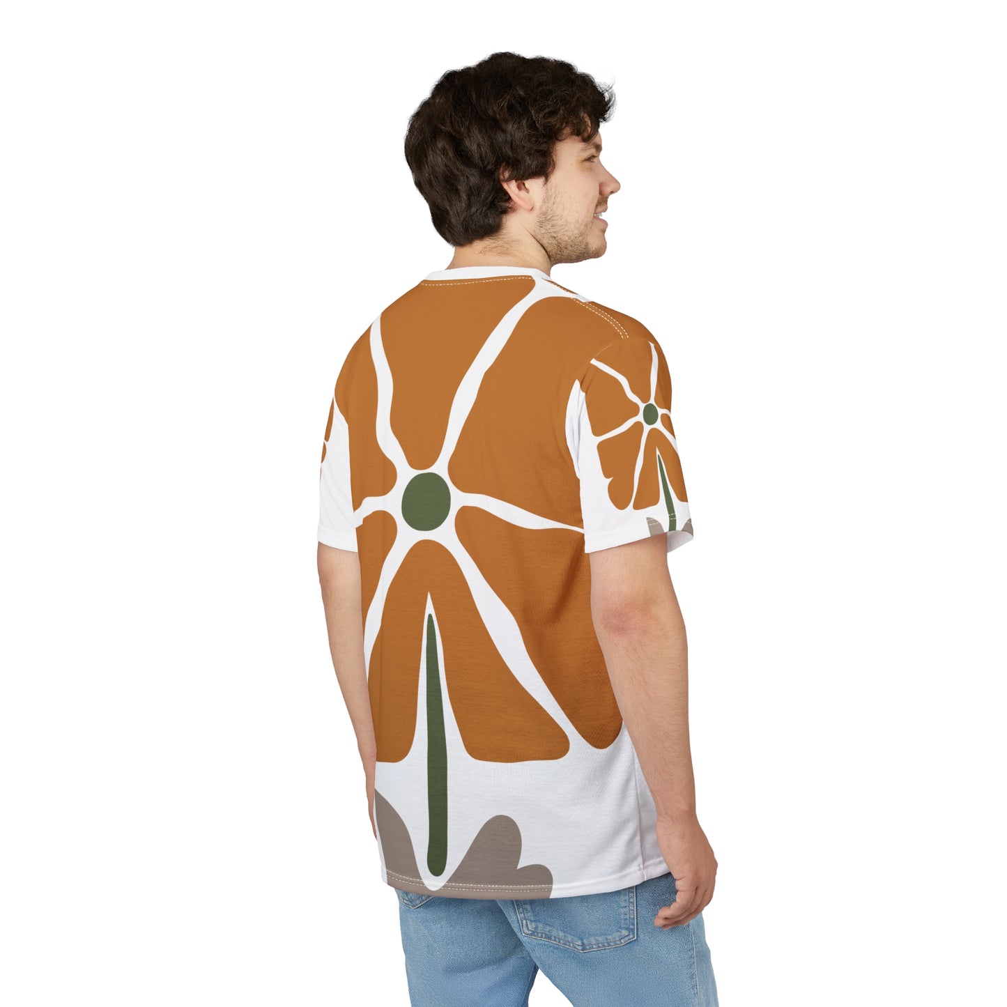 “Floral Whisper” Unisex Tee | Minimal Art in Motion
