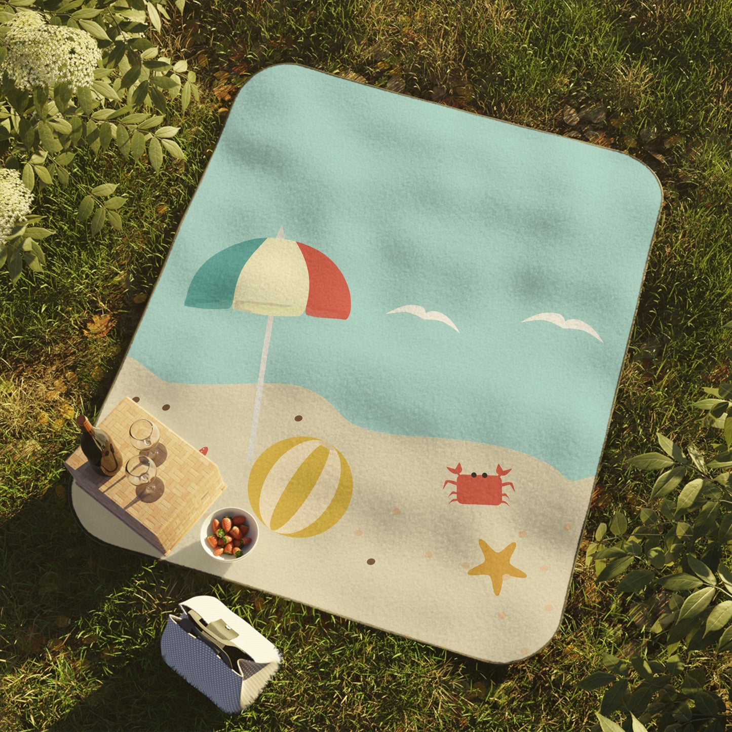 Summer by the Sea | Beach Vibe Picnic Blanket