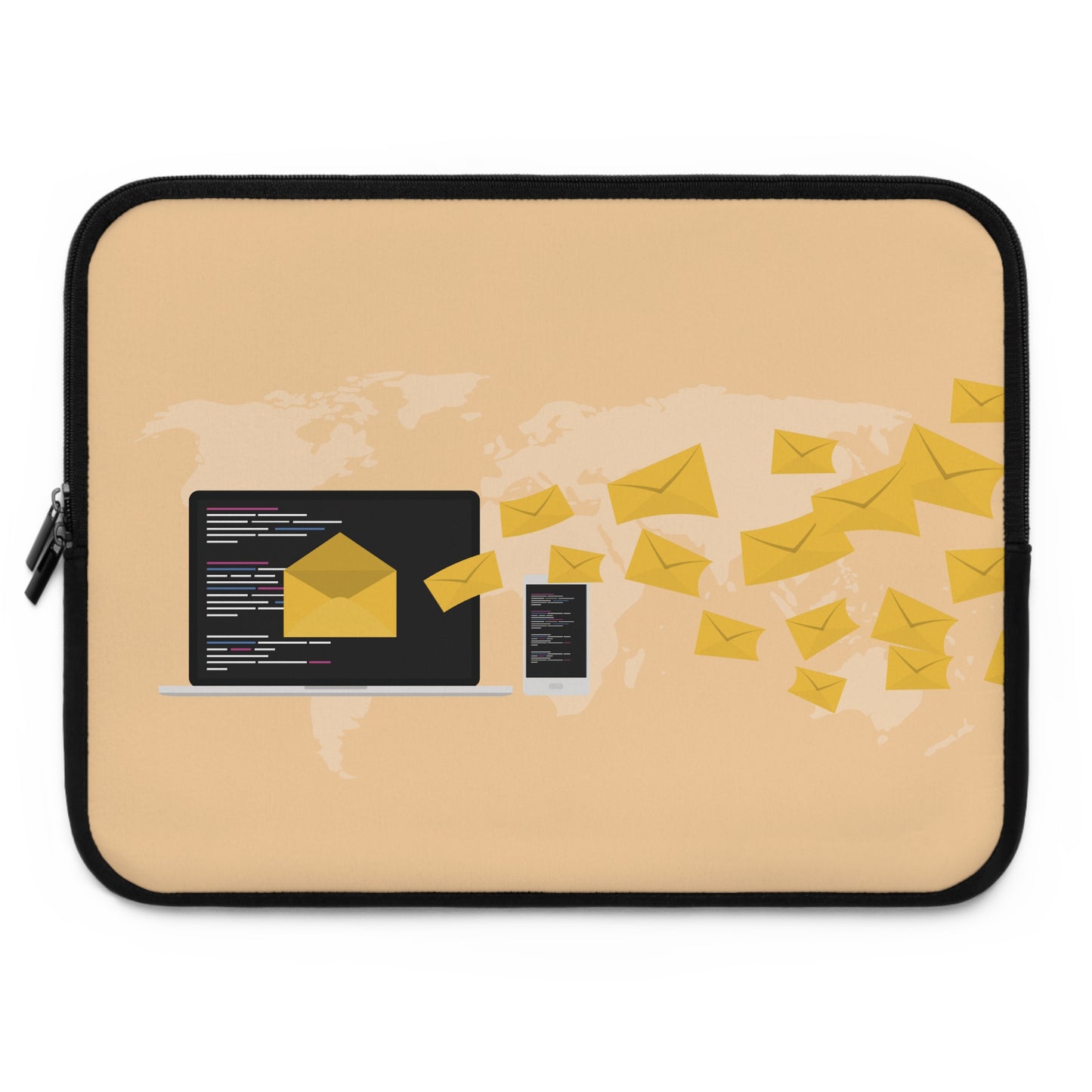 Inbox Billboard Vibes | Fun Laptop Sleeve for Digital & Creative Minds