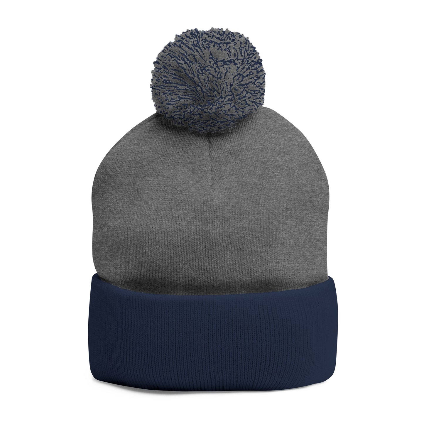 Freedom Bike | Artistic Embroidered Pom-Pom Knit Cap