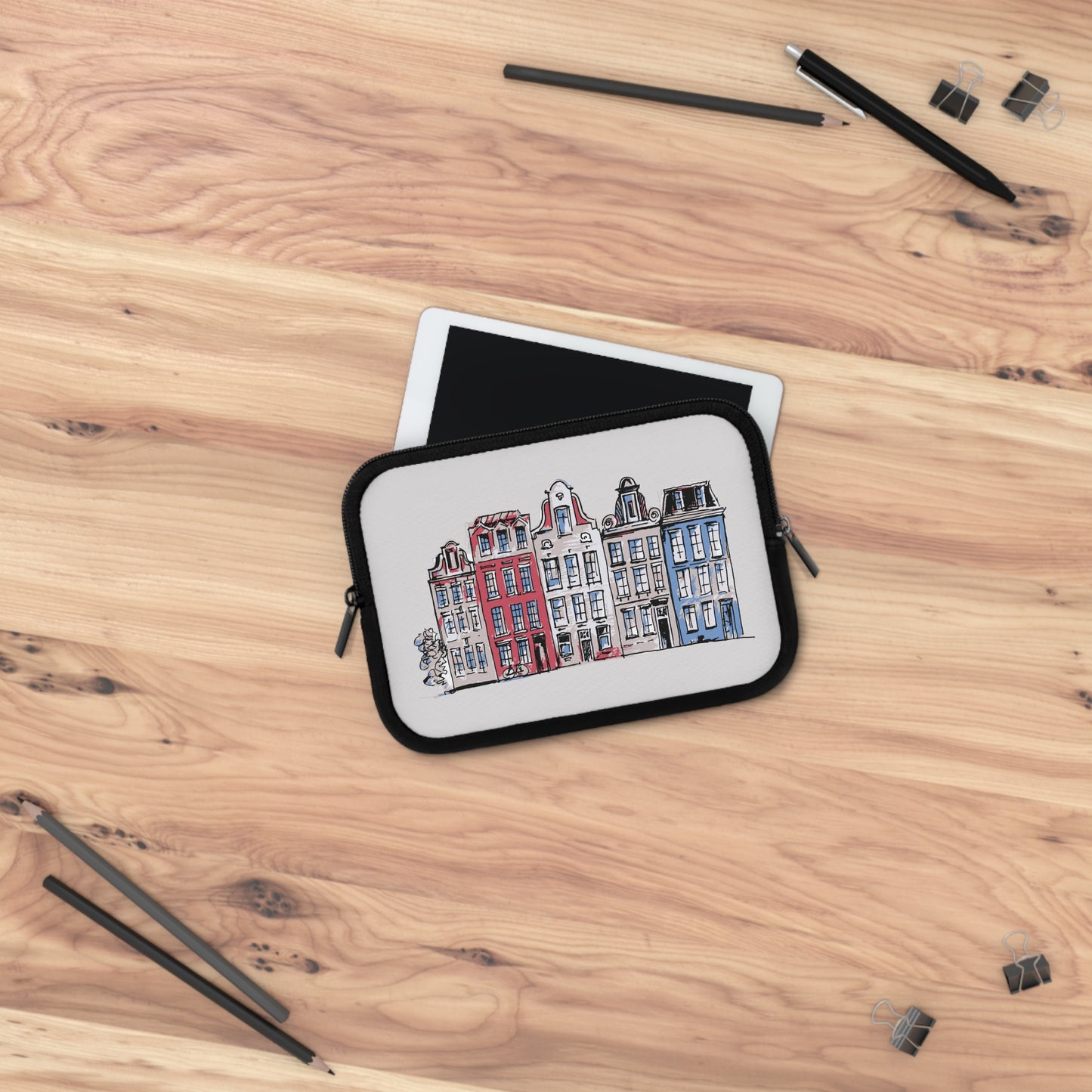 Dutch Dream Houses | Colorful Dutch Houses Laptop Sleeve