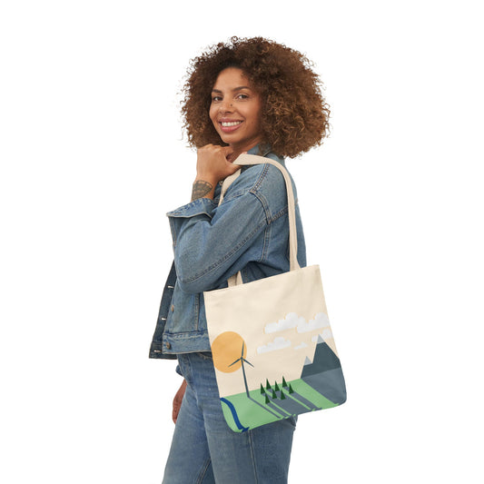Canvas Tote Bag | Wind Energy Eco-Friendly Fashion