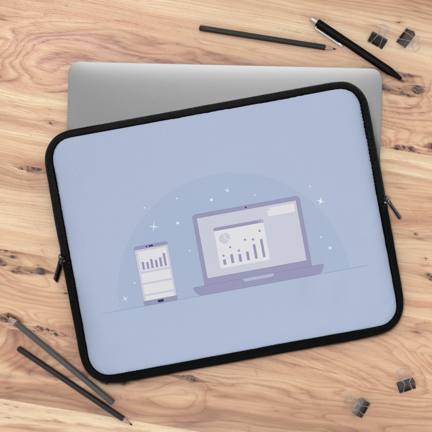 Digital Interface Mood | Modern Internet Interface Laptop Sleeve