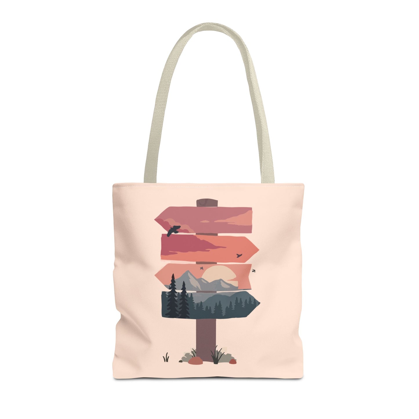 Arrow Sign Statement Tote Bag | Bold Direction, Modern Style