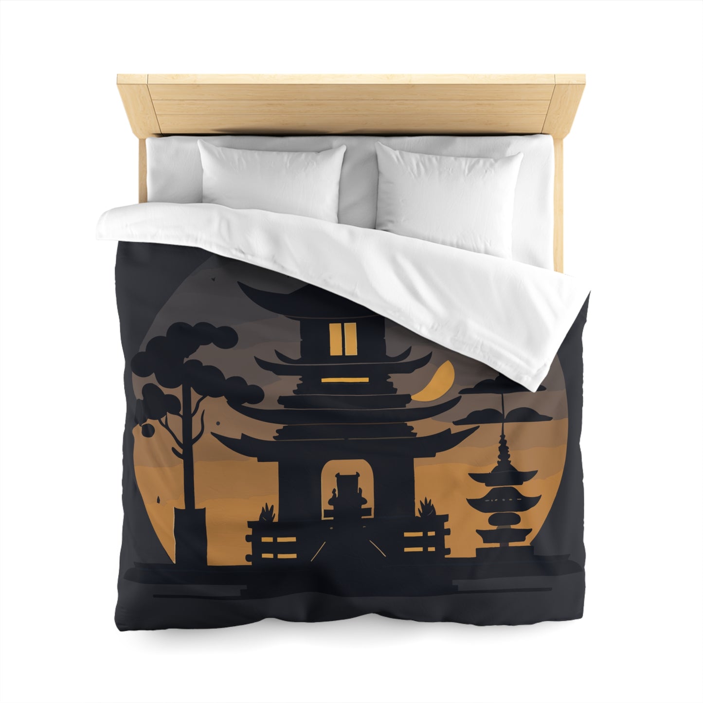 “Tibetan Light” Duvet Cover | A Sanctuary of Calm and Sleep