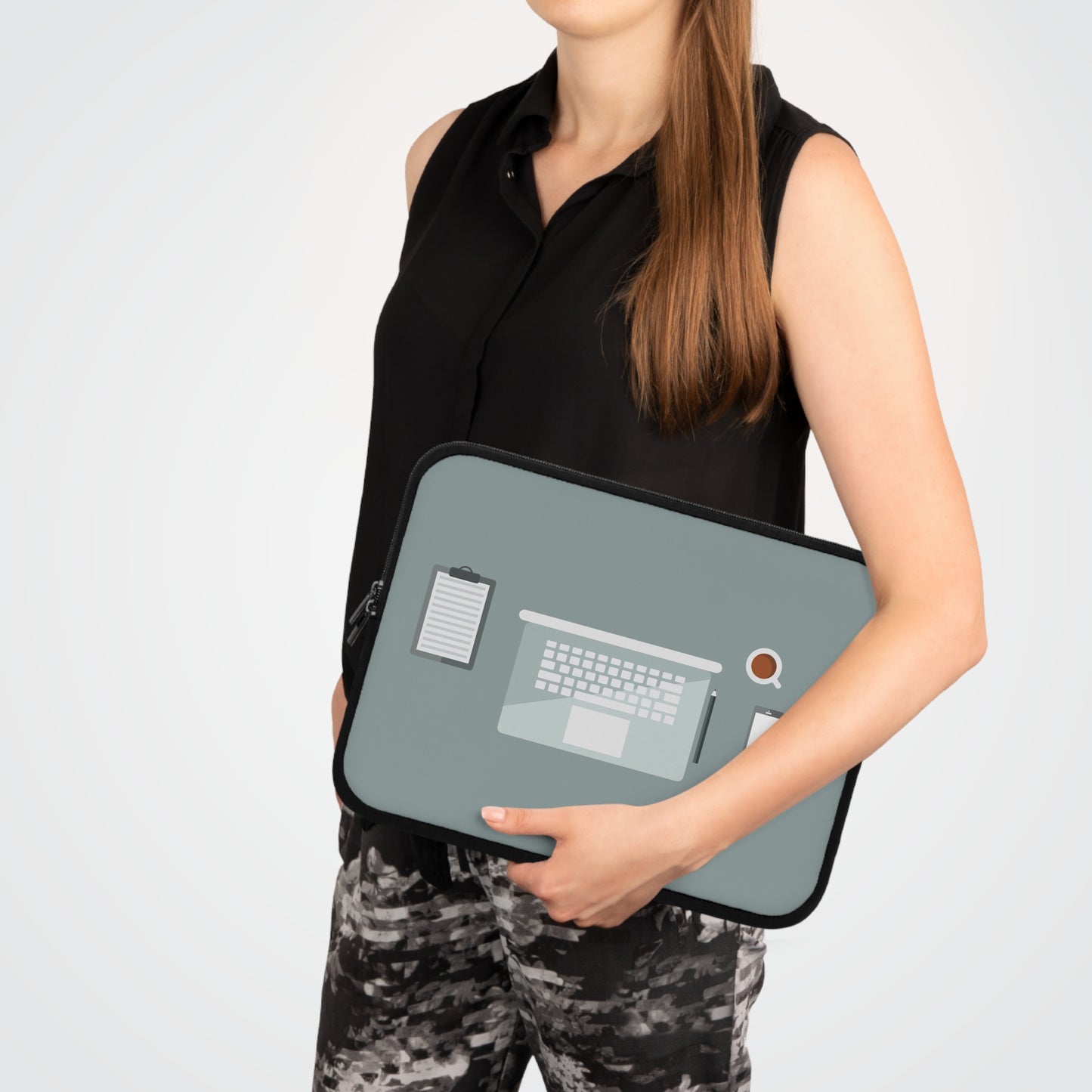 Creative Workspace Flow | Modern Workspace Inspired Laptop Sleeve for Daily Work