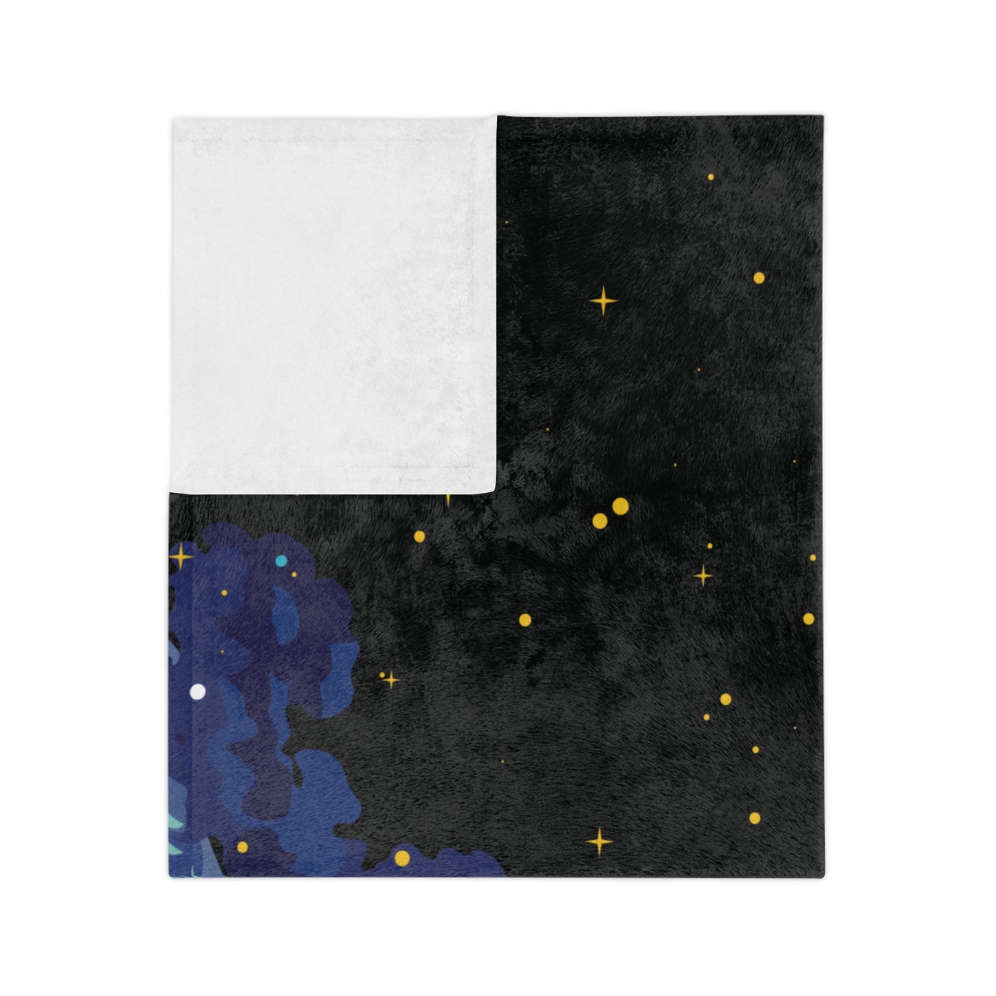 Premium Velveteen Microfiber Blanket | Girl Among the Stars