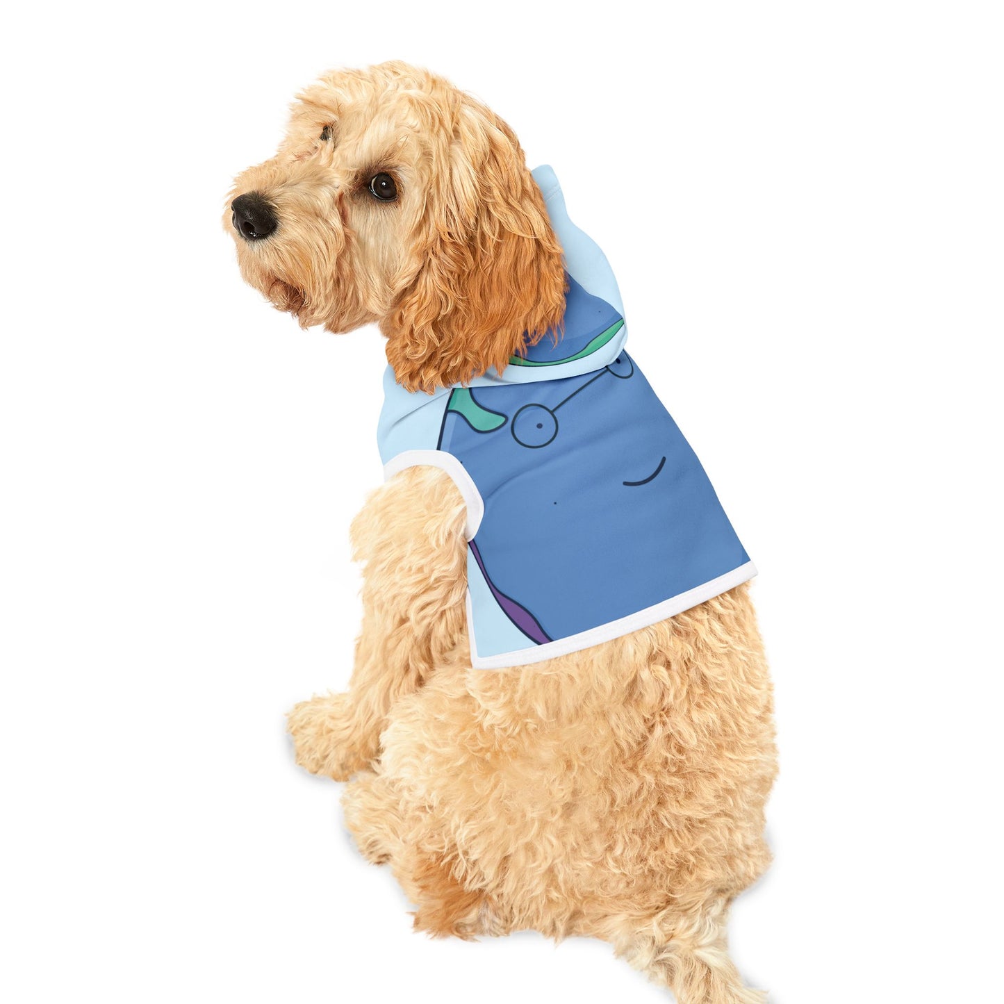 Cool Earth With Glasses | Ful & Trendy Pet Hoodie