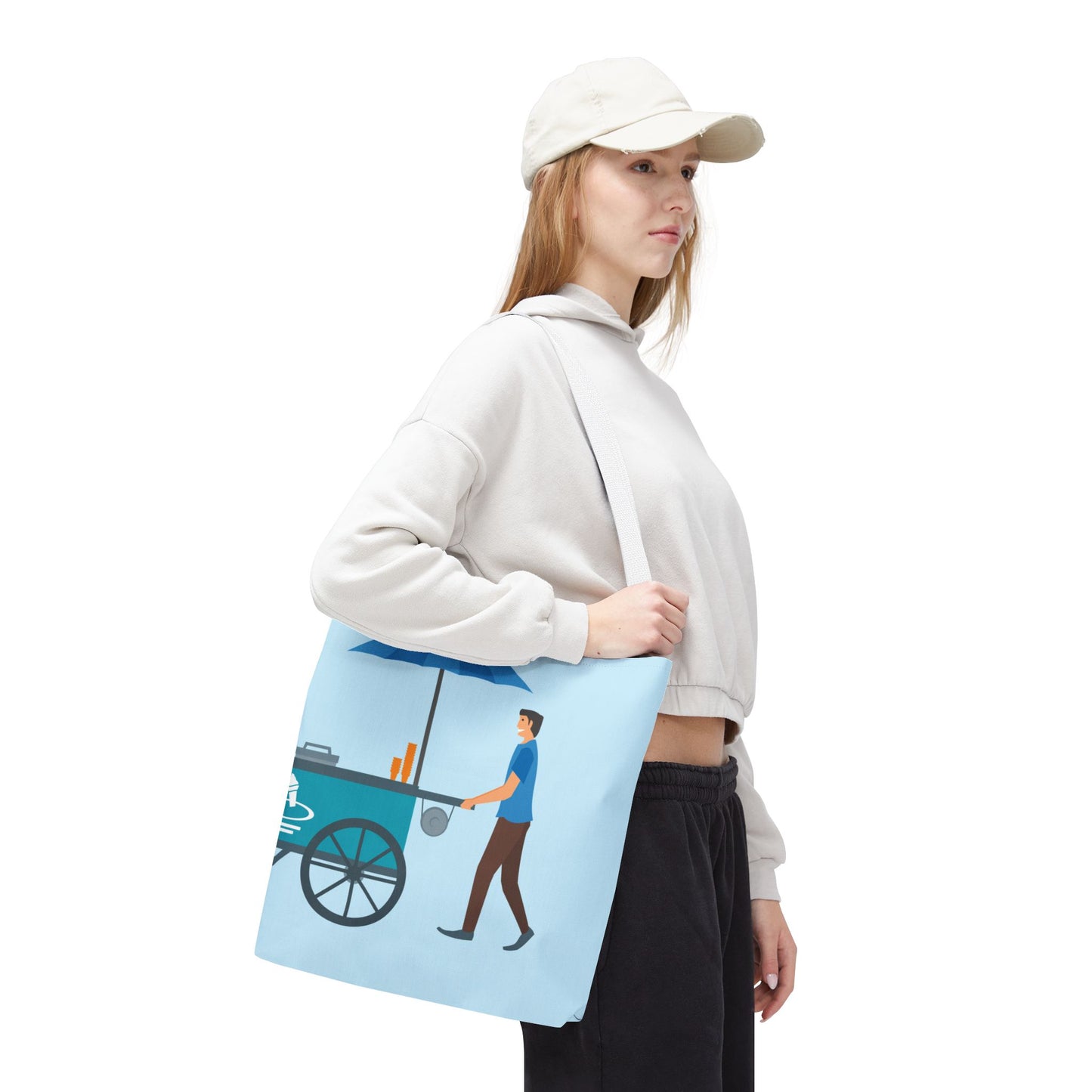 Sweet Ice Cream Ride | Fun Ice Cream Truck Tote Bag Full of Summer Vibes