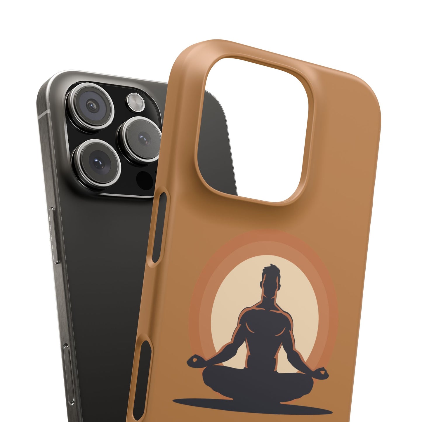 “Stillness” Phone Case | Meditative Lotus Pose Design