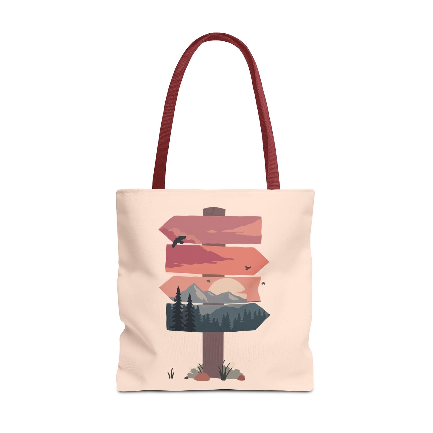 Arrow Sign Statement Tote Bag | Bold Direction, Modern Style