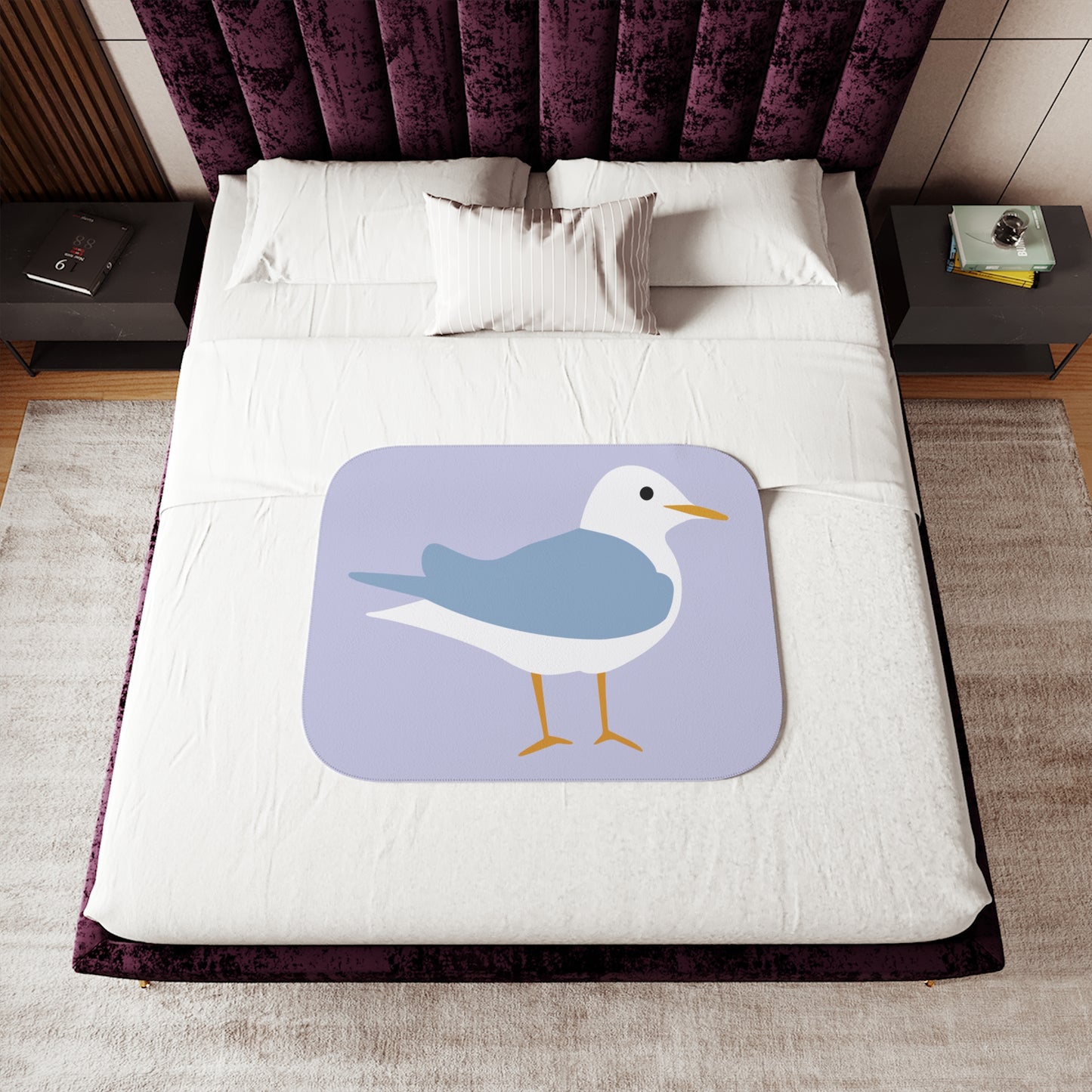 Sherpa Blanket | Moorhen Bird | Softness and Elegance