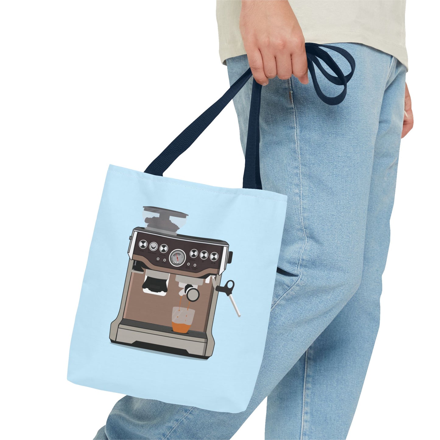 Energy from Coffee | Coffee Machine Illustration Tote Bag