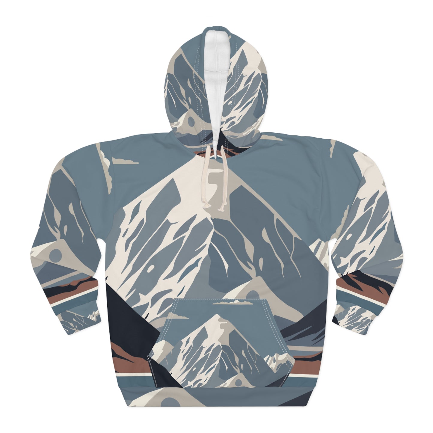 “At the Foot of the Mountain” Hoodie | A Calm Breath from Nature