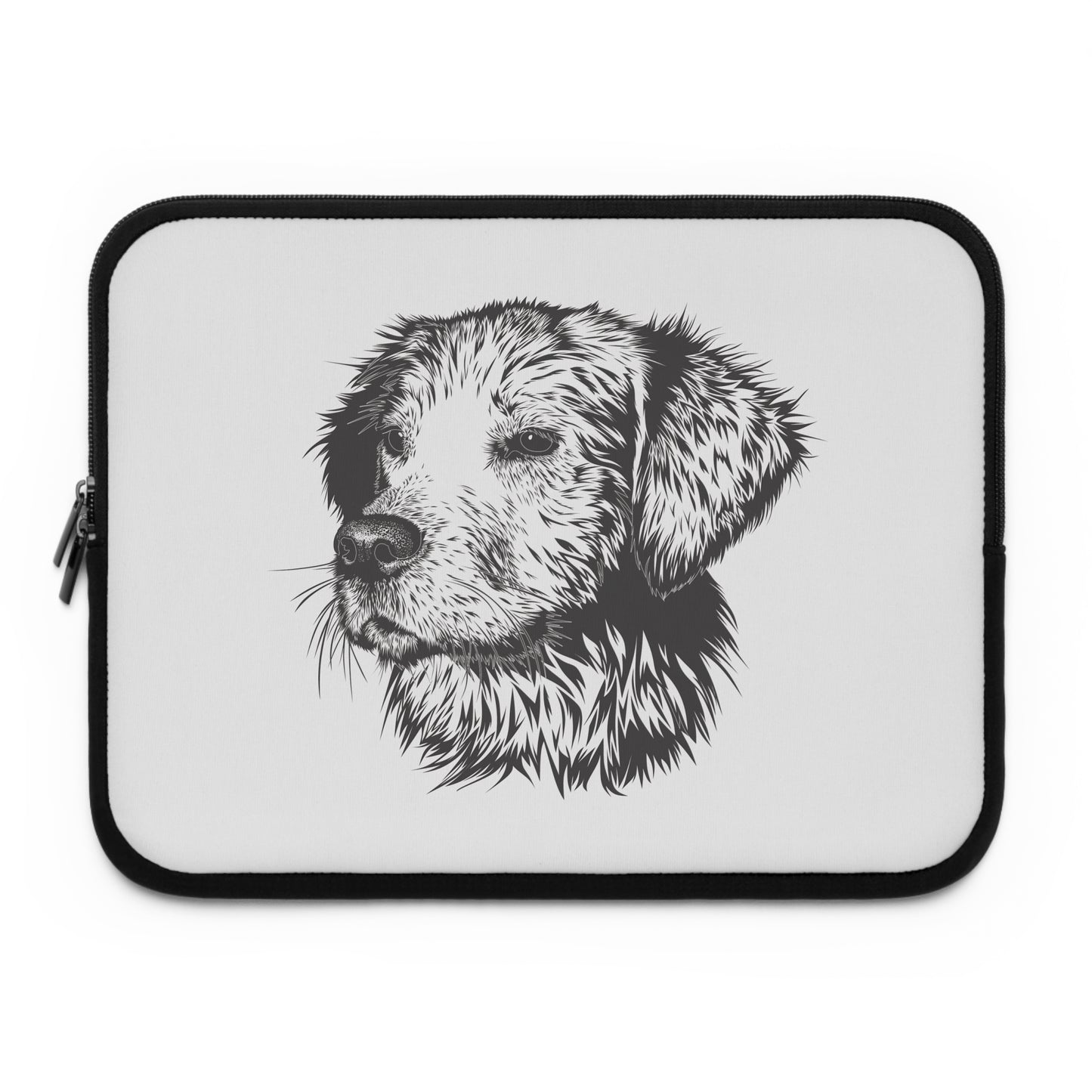 Cute Hand-Drawn Dog | Fun Laptop Sleeve for Pet Lovers & Playful Style