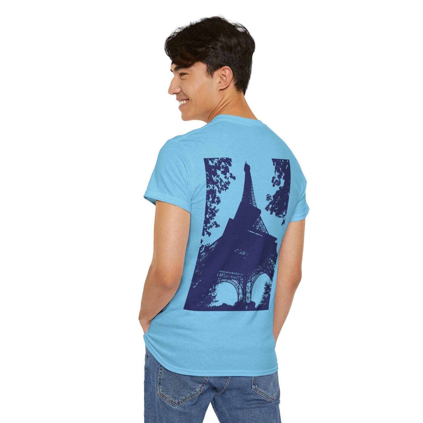 Eiffel Tower Unisex Tee | Parisian Icon on Your Back