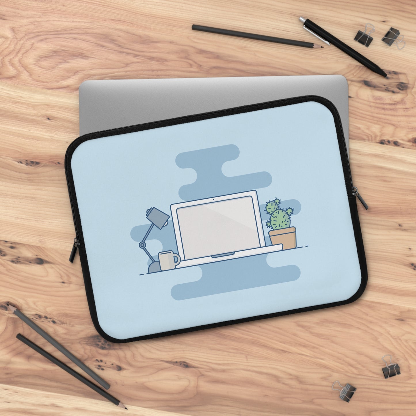 Creative Desk Vibes | Workspace Laptop Sleeve – Carry Your Daily Inspiration Anywhere