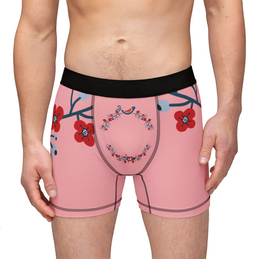 Floral Frame Mood | Artistic Floral Frame Men’s Boxers