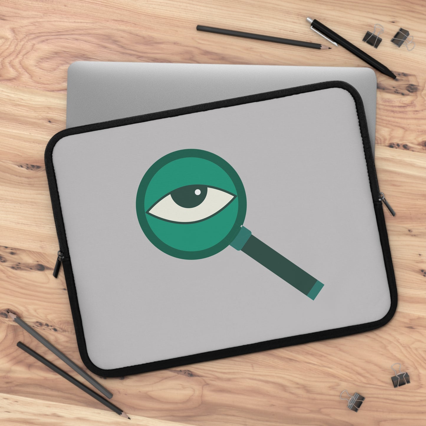 Focus Finder | Creative Magnifying Glass Laptop Sleeve