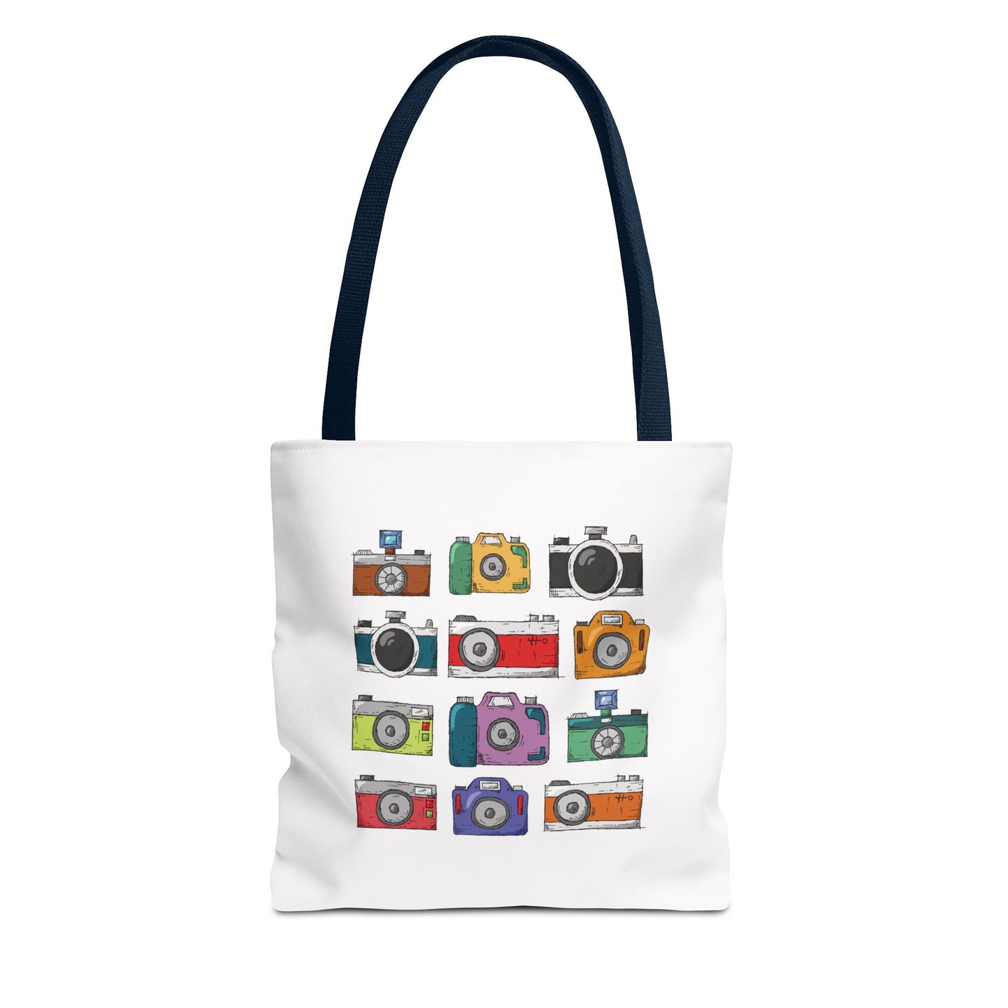 Retro Camera Vibes | Vintage Camera Tote Bag for Art Lovers