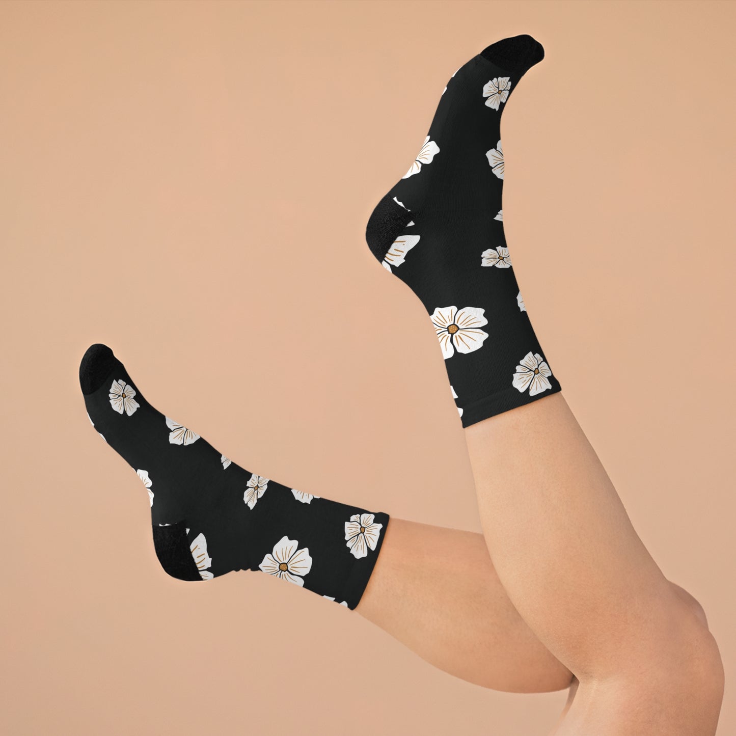 Luxury Bloom Recycled Socks | Premium Floral Print