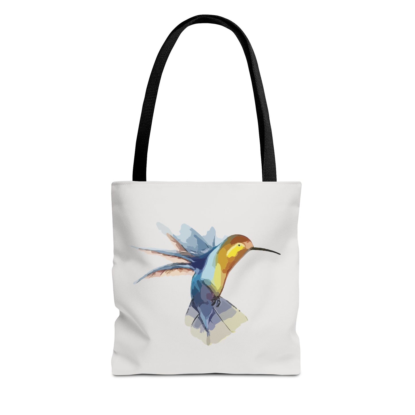 Hummingbird Art Flight | Artistic Hummingbird Tote Bag