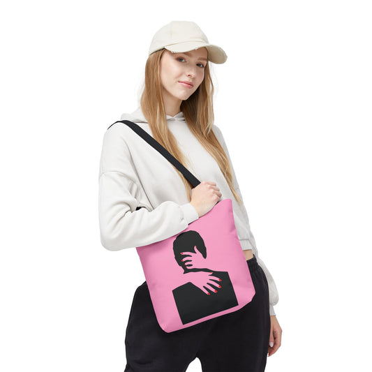 Holding Hands Billboard | Emotional Tote Bag with a Message of Love and Connection