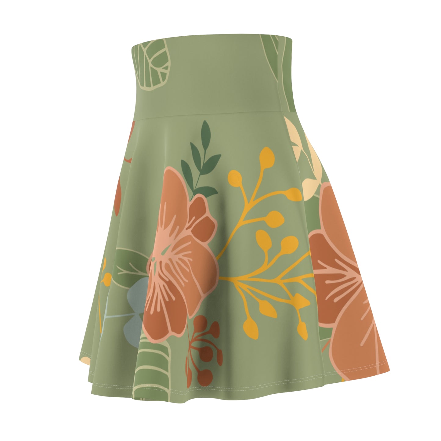 Classic Floral Elegance | Fun & Feminine Women's Skater Skirt
