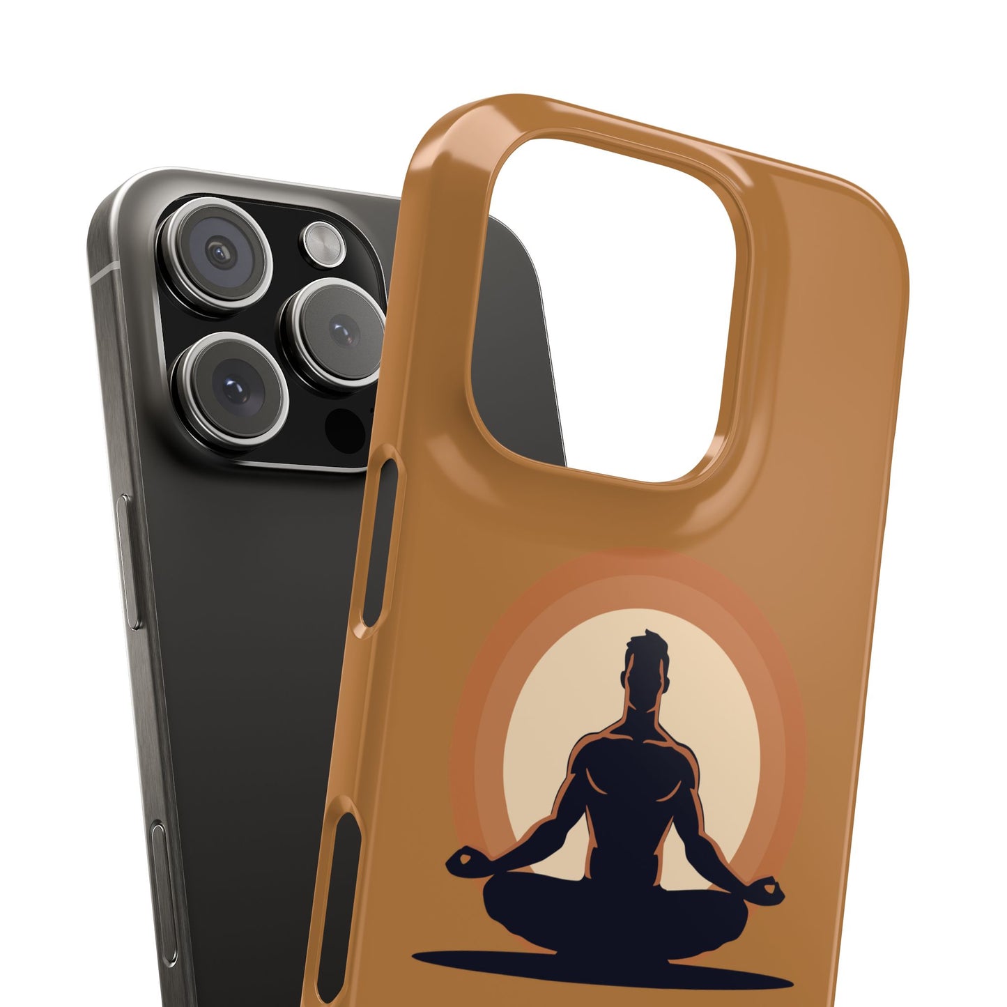 “Stillness” Phone Case | Meditative Lotus Pose Design