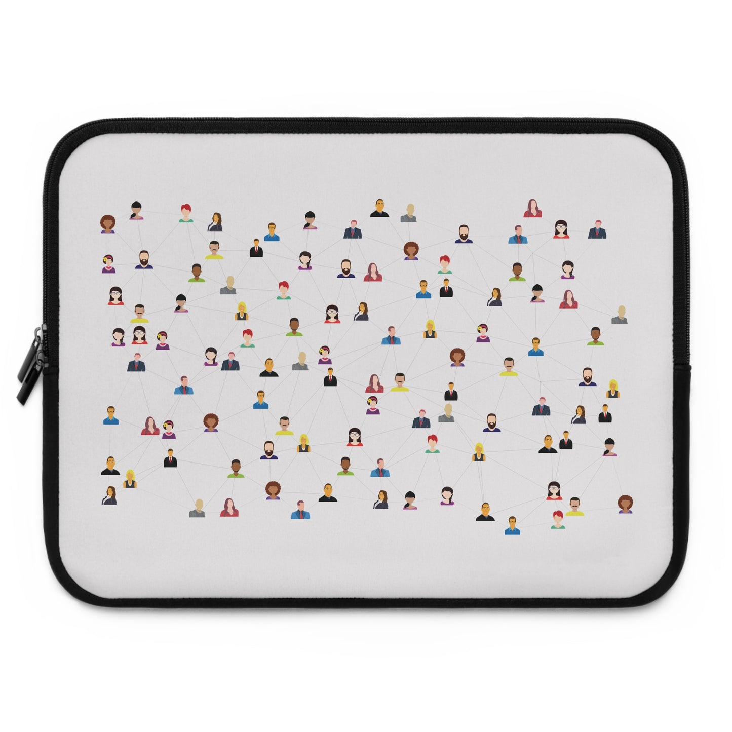 Social Media Vibes Laptop Sleeve | Creative Digital Lifestyle Protective Case