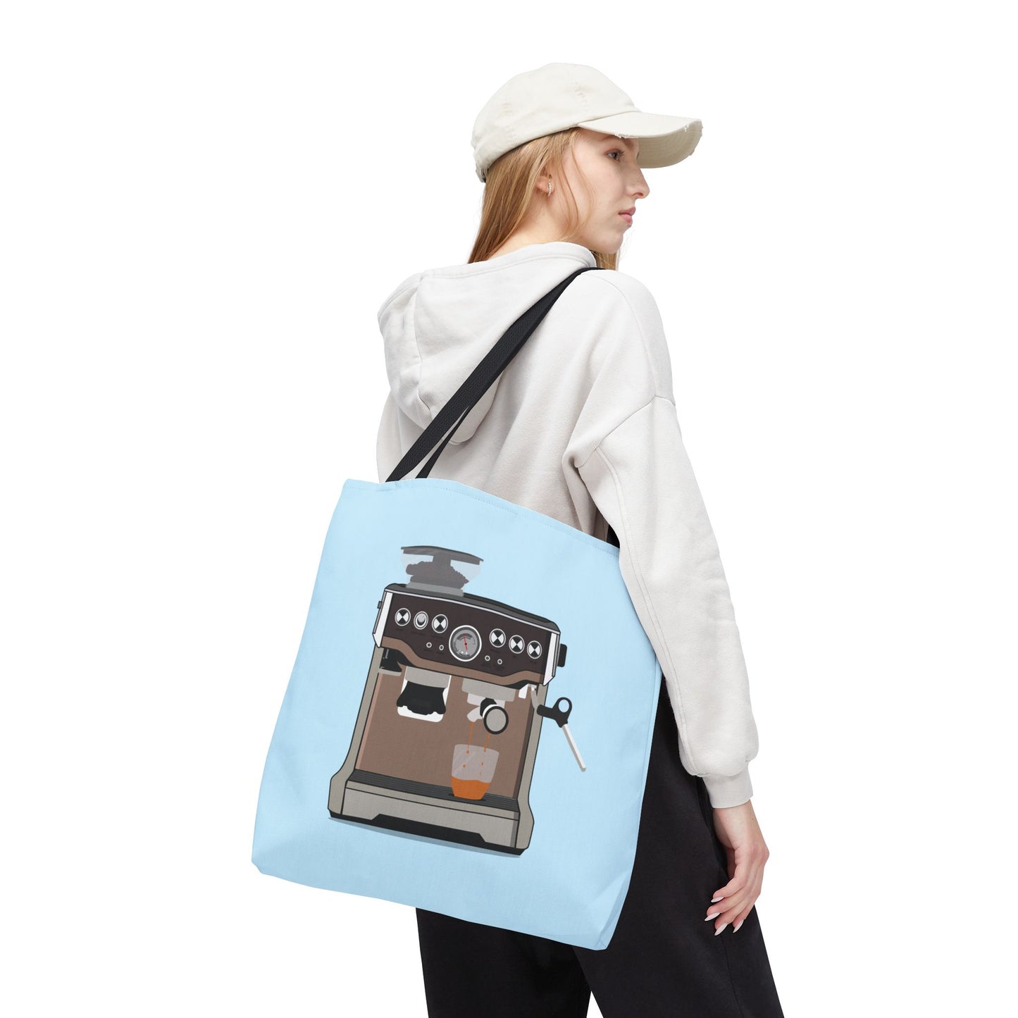 Energy from Coffee | Coffee Machine Illustration Tote Bag