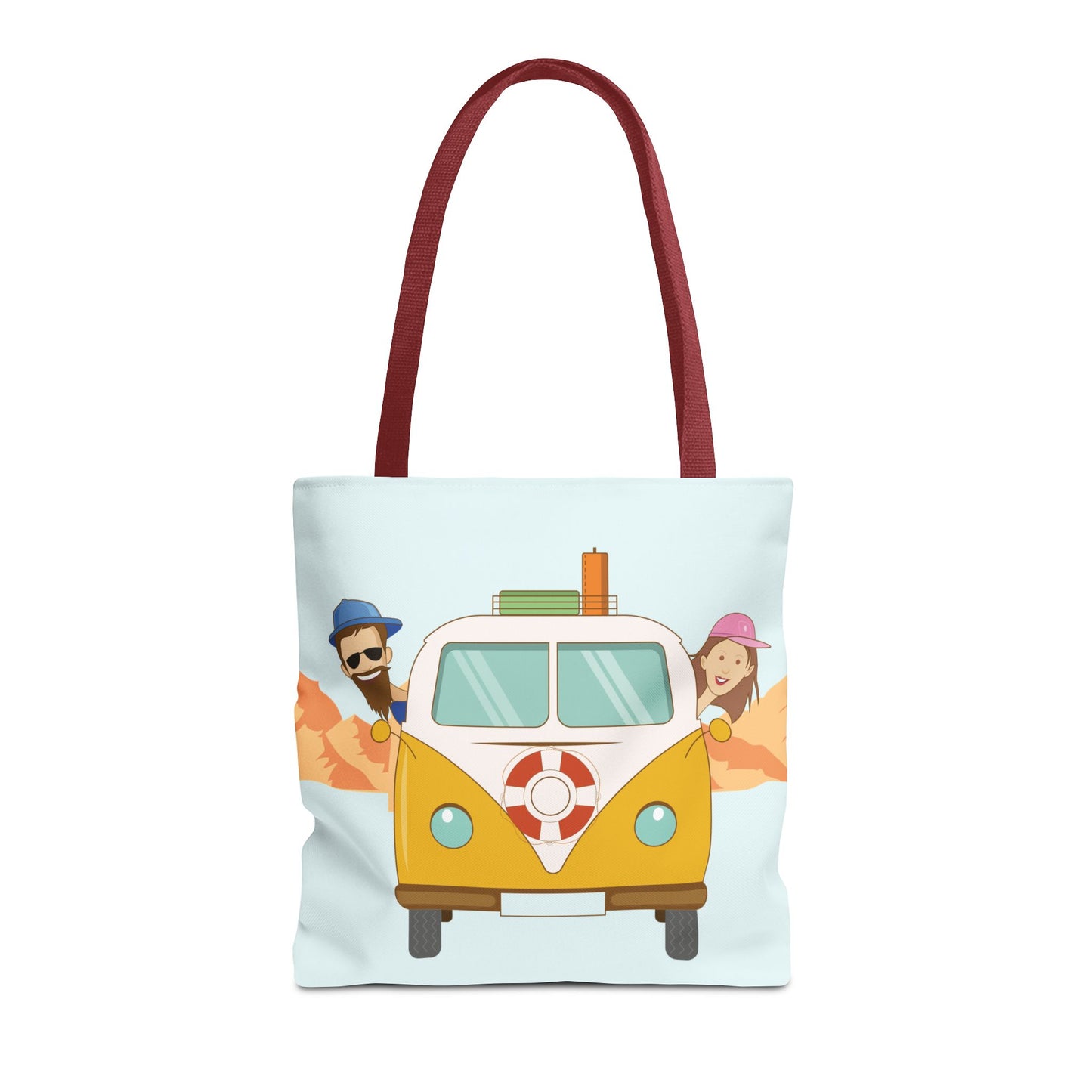 Van Life Together | Fun Road Trip Couple Tote Bag