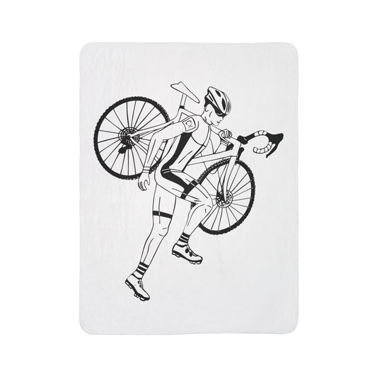 Cyclist Sherpa Blanket | Smooth Ride, Cozy Vibe