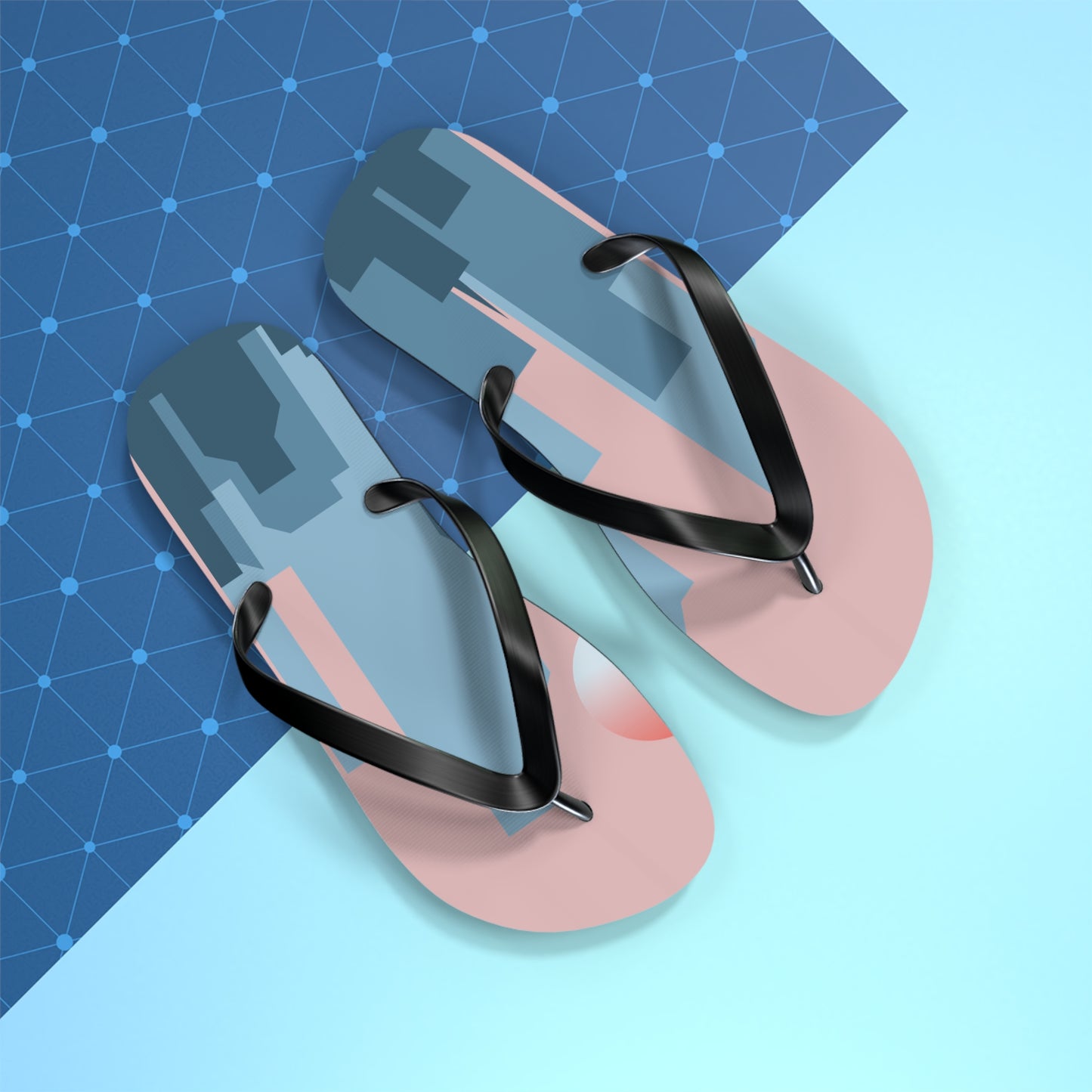 Urban Flip-Flops | 2D City Building Design | Bold Style in Every Step