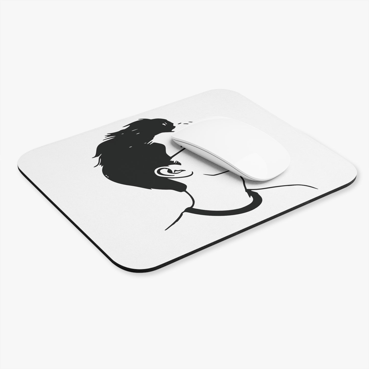 Minimalist Mouse Pad | Portrait of a Young Man