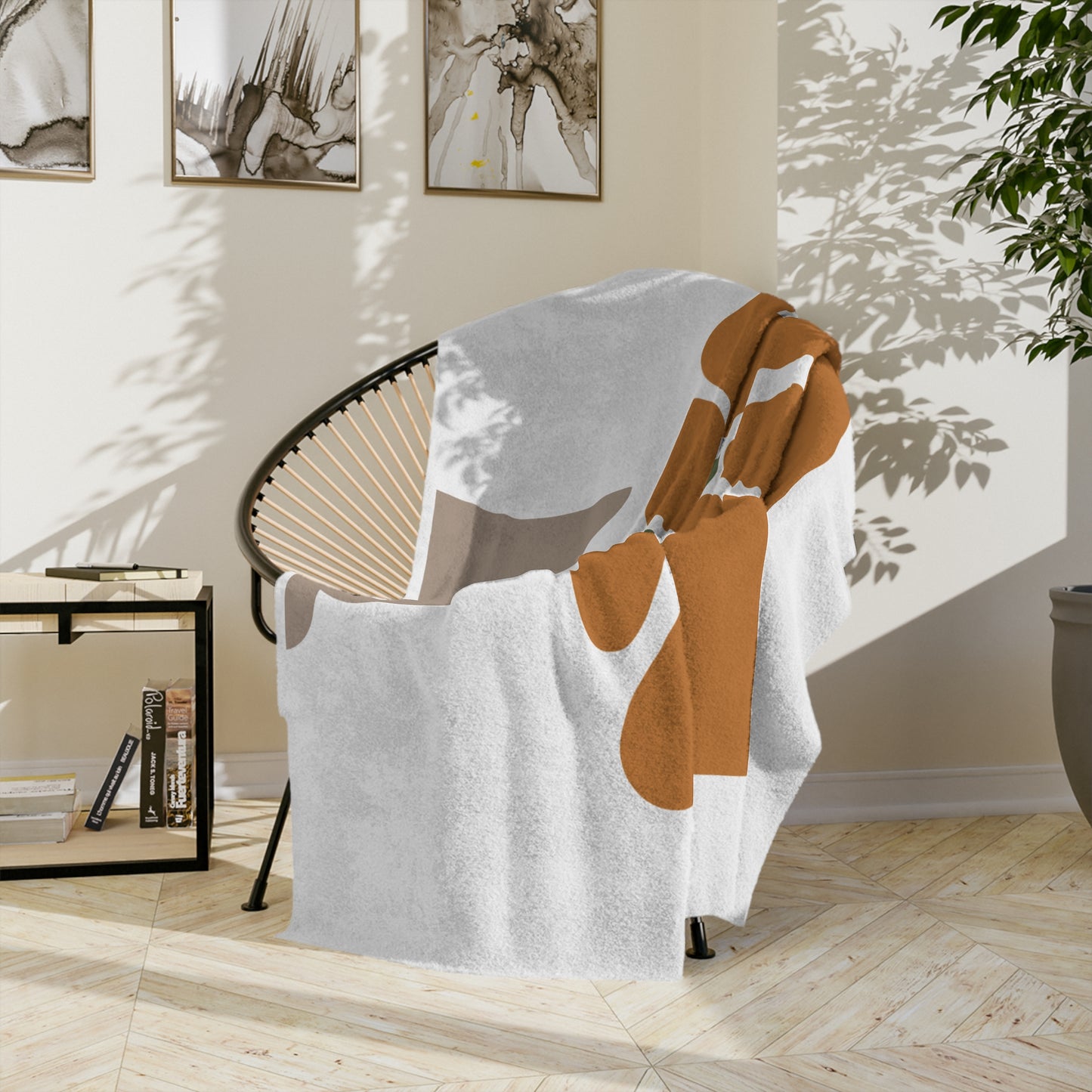 Velveteen Flower Blanket | Soft Luxury for Everyday Moments
