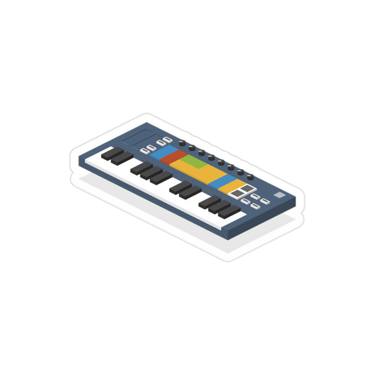 “Play Your Beat” Transparent DJ Sticker | Drop the Sound, Stick the Vibe