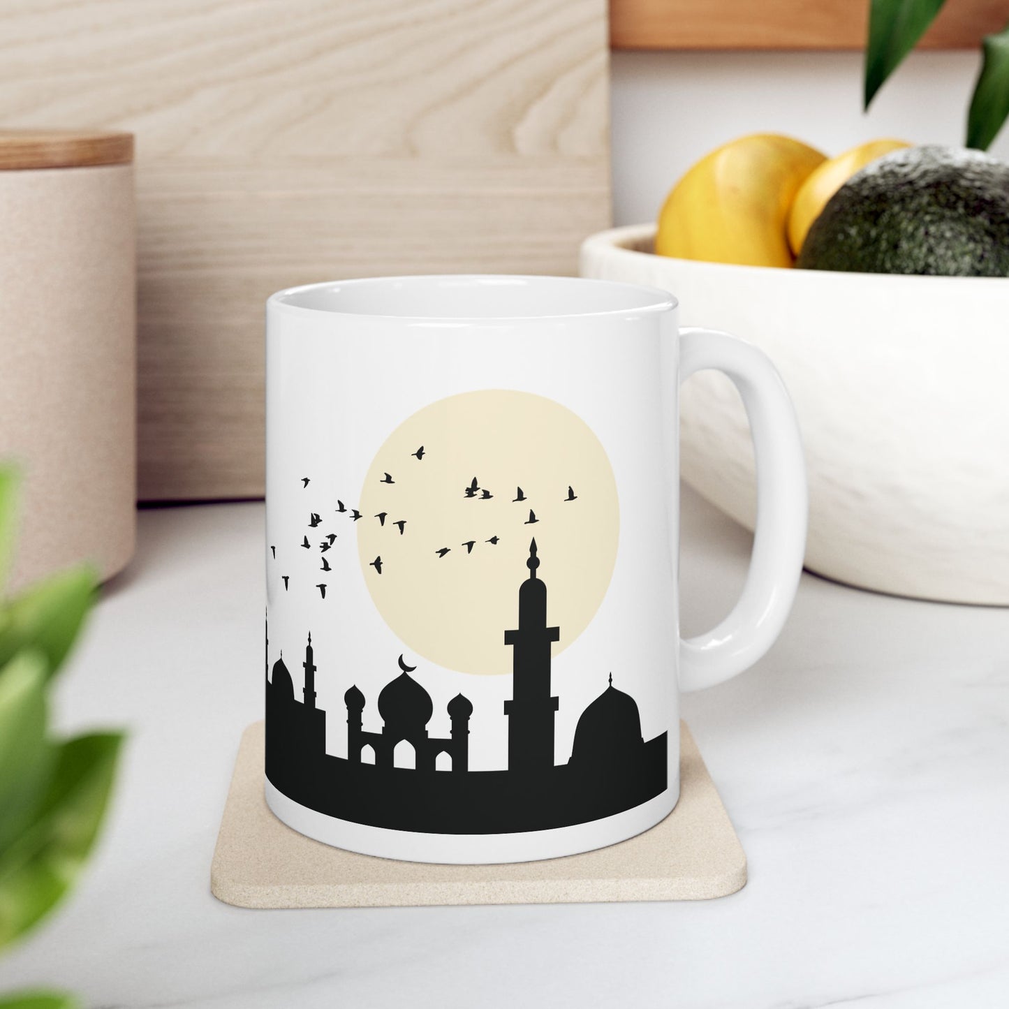 Sunset Mosque Mug | Elegant Serenity