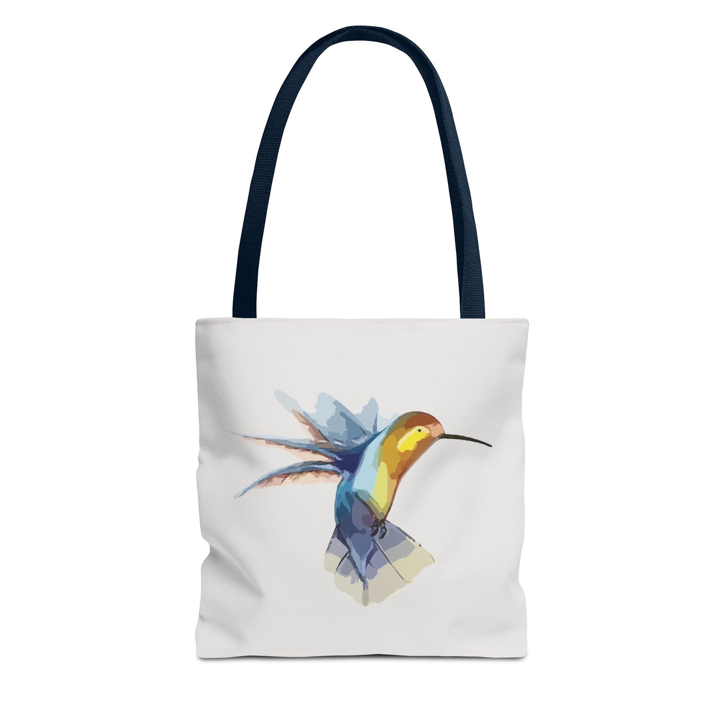 Hummingbird Art Flight | Artistic Hummingbird Tote Bag