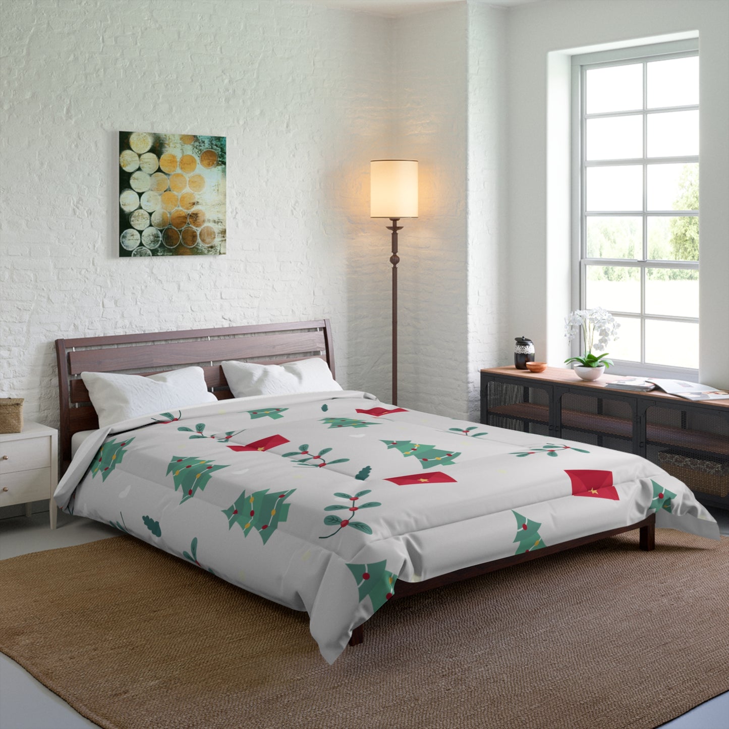 Warm Christmas Magic | Festive Christmas Pattern Comforter